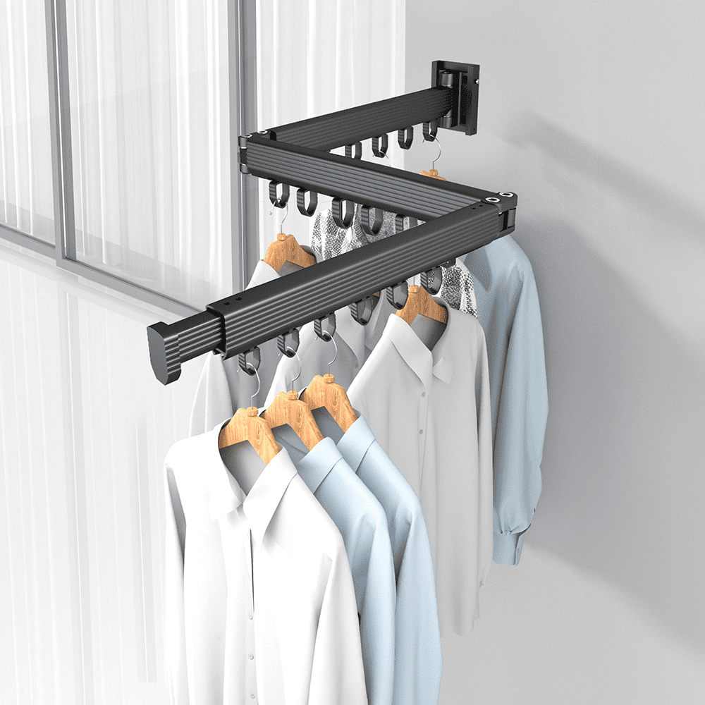 wall clothes rack