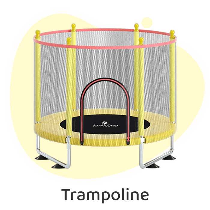 TRampoline for Kids with Safety features
