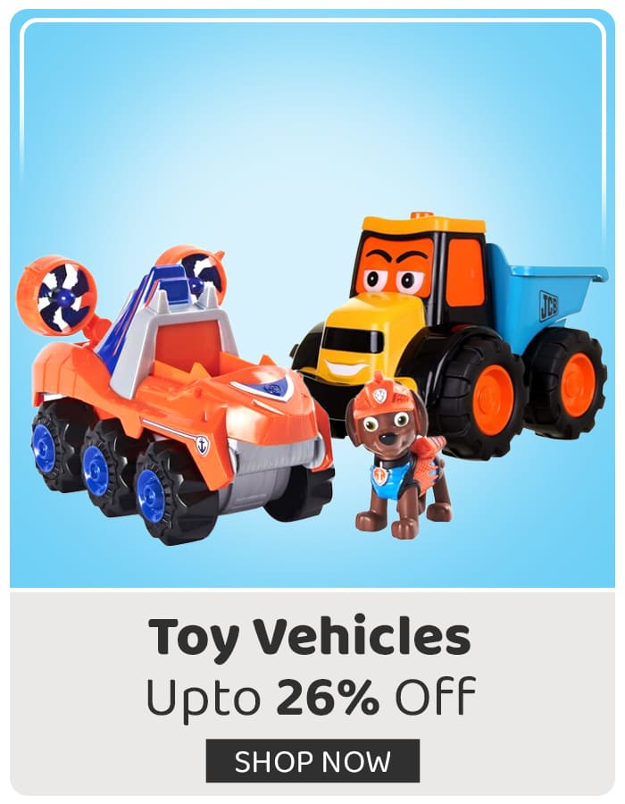 vechile toys for kids upto 26% discount