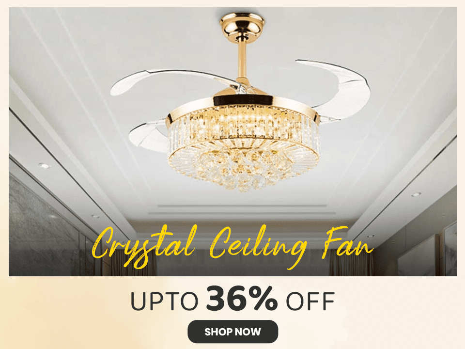 Crystal Ceiling Fans