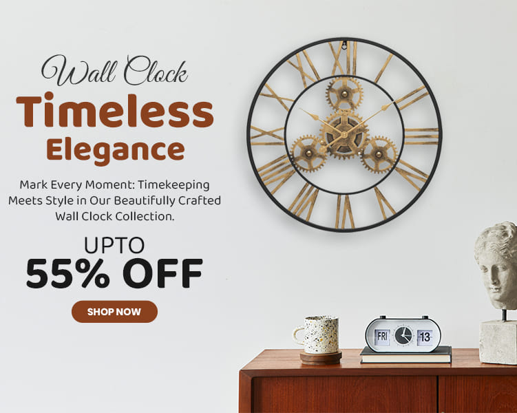 Wall Clock Collections buy now upto 55% discount