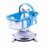 Automatic Swing Cradle for Baby, Swing Nest 2-in-1 Baby Rocker Cradle with Multi-Motion Magic, Musical Melodies, Mode Shifting Marvel, and Breathable Bliss (Blue) - StarAndDaisy