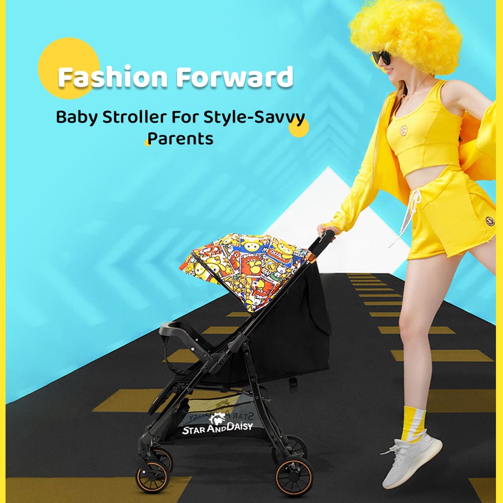 Foldable Baby Stroller Pram for Travel - Compact and Convenient