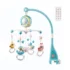 Multifunction Night Light Moon Bed Bbell Toy Rattle Set Plastic for Baby
