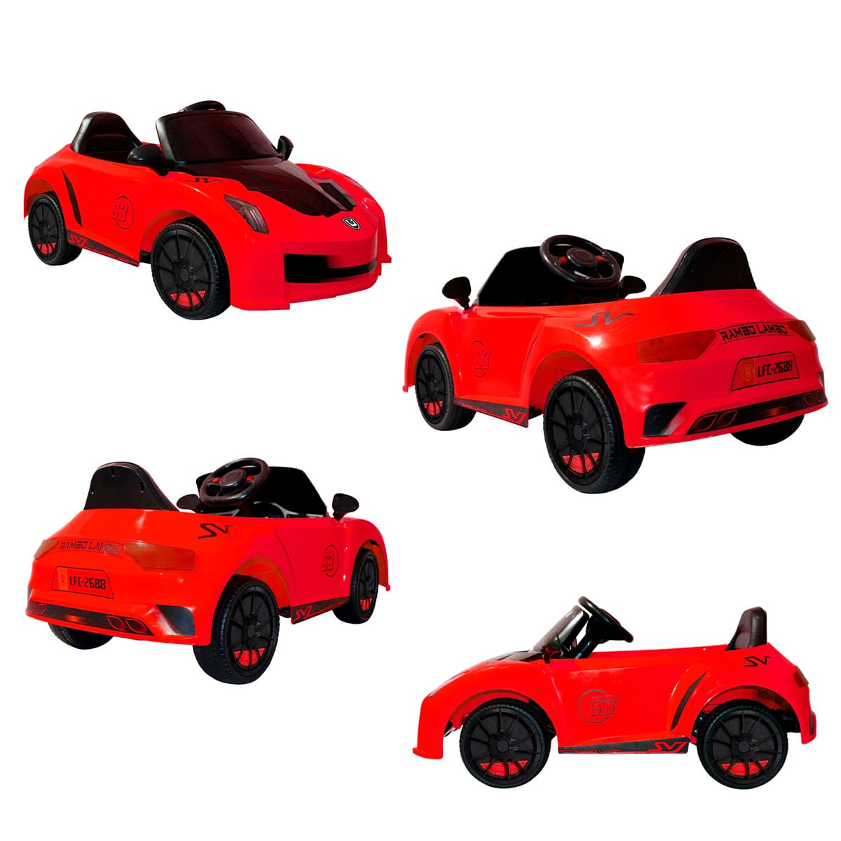 Remote-controlled ride-on cars