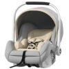 StarAndDaisy 5 in 1 Baby Carry Cot and Baby Car Seat with Recline Position (Grey)