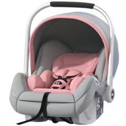 [Pre Order] StarAndDaisy 5 in 1 Baby Carry Cot and Baby Car Seat with Recline Position (Pink)