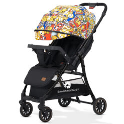 Foldable Baby Stroller Pram for Travel - Lightweight and Convenient Travel Solution for Parents.