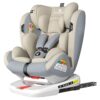 StarAndDaisy Isofix Baby Car Seat Convertible 360 Rotatable Kids Car Seat with Reclining Position for 0 to 12 Years (Luxury Beigee)