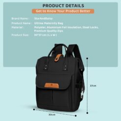 Baby Diaper Bag Backpack with Changing Station, India | Ubuy