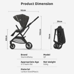 Luxury Baby Stroller Pram