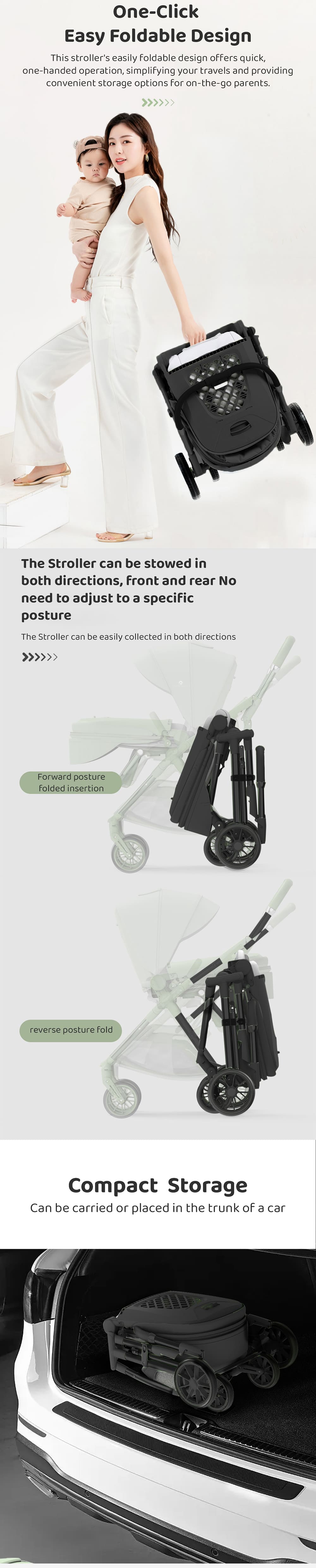 Luxury Baby Stroller Pram 360 degree rotational
