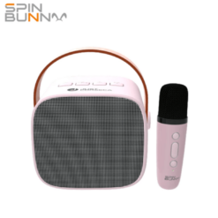 Corseca Karaoke Spin Bunny Portable Speaker Pink