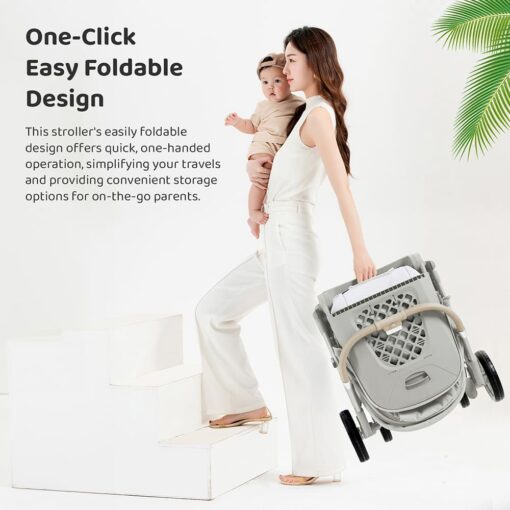 One click easy foldable Baby Stroller design