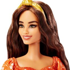 orange barbie face