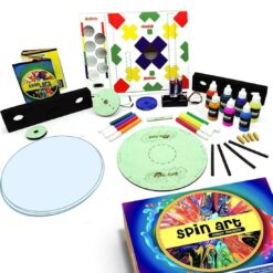 Be Cre8v Spin Art Machine DIY Kit Creative Spin Fun Game
