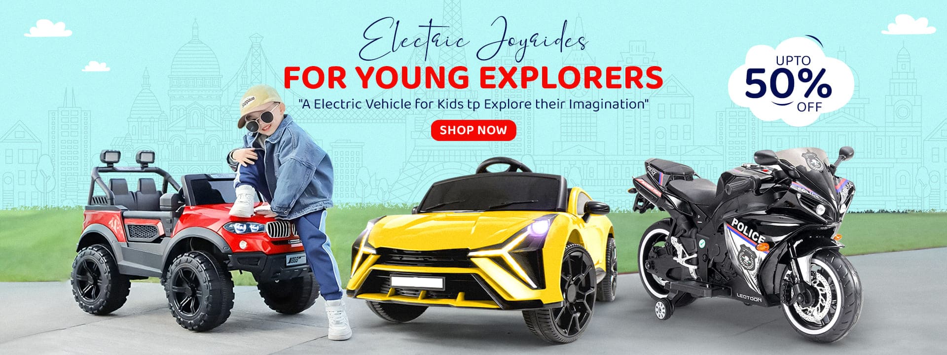 Electric Joy Ride For Young Explorers