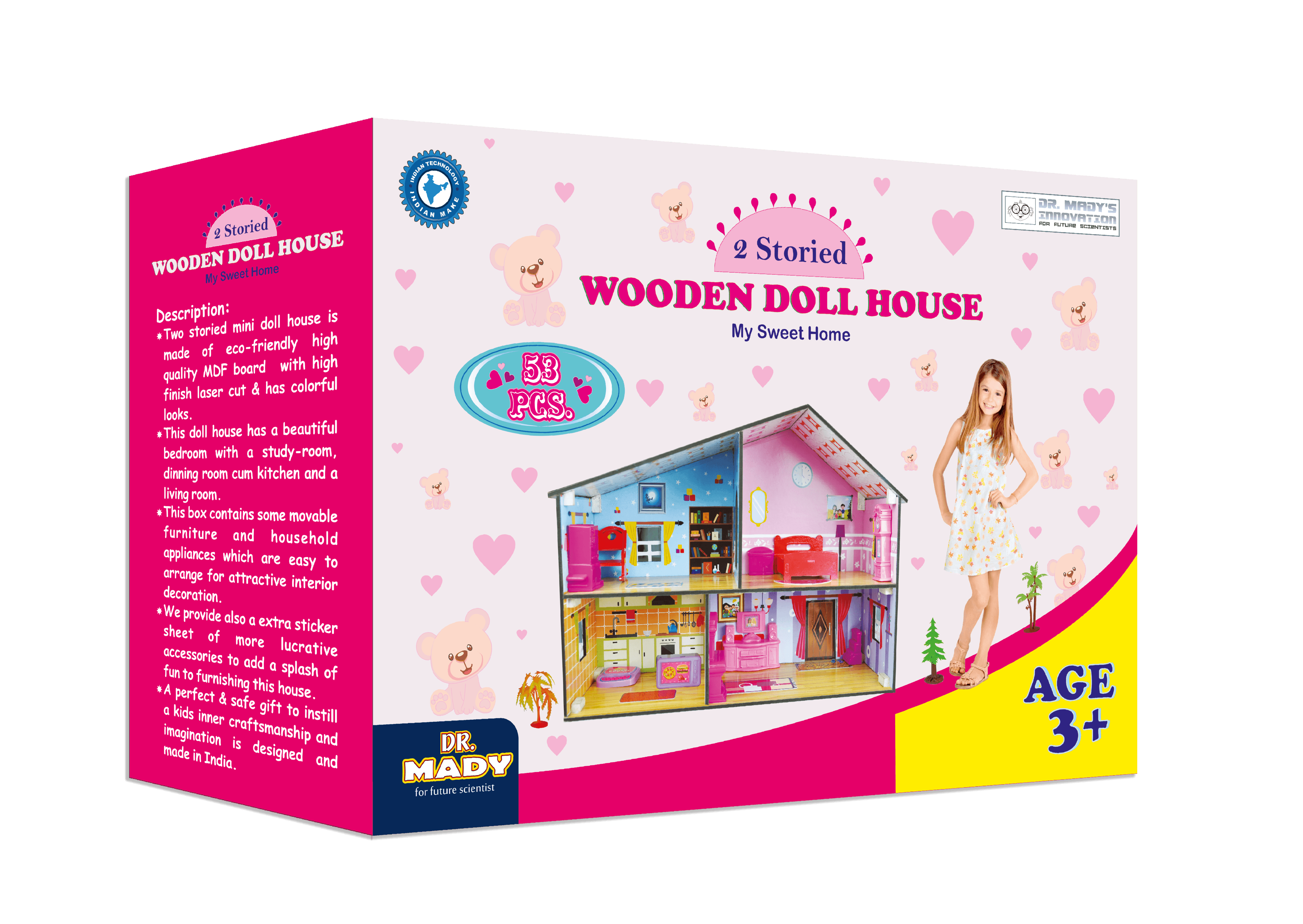 Mini Doll House for Kids