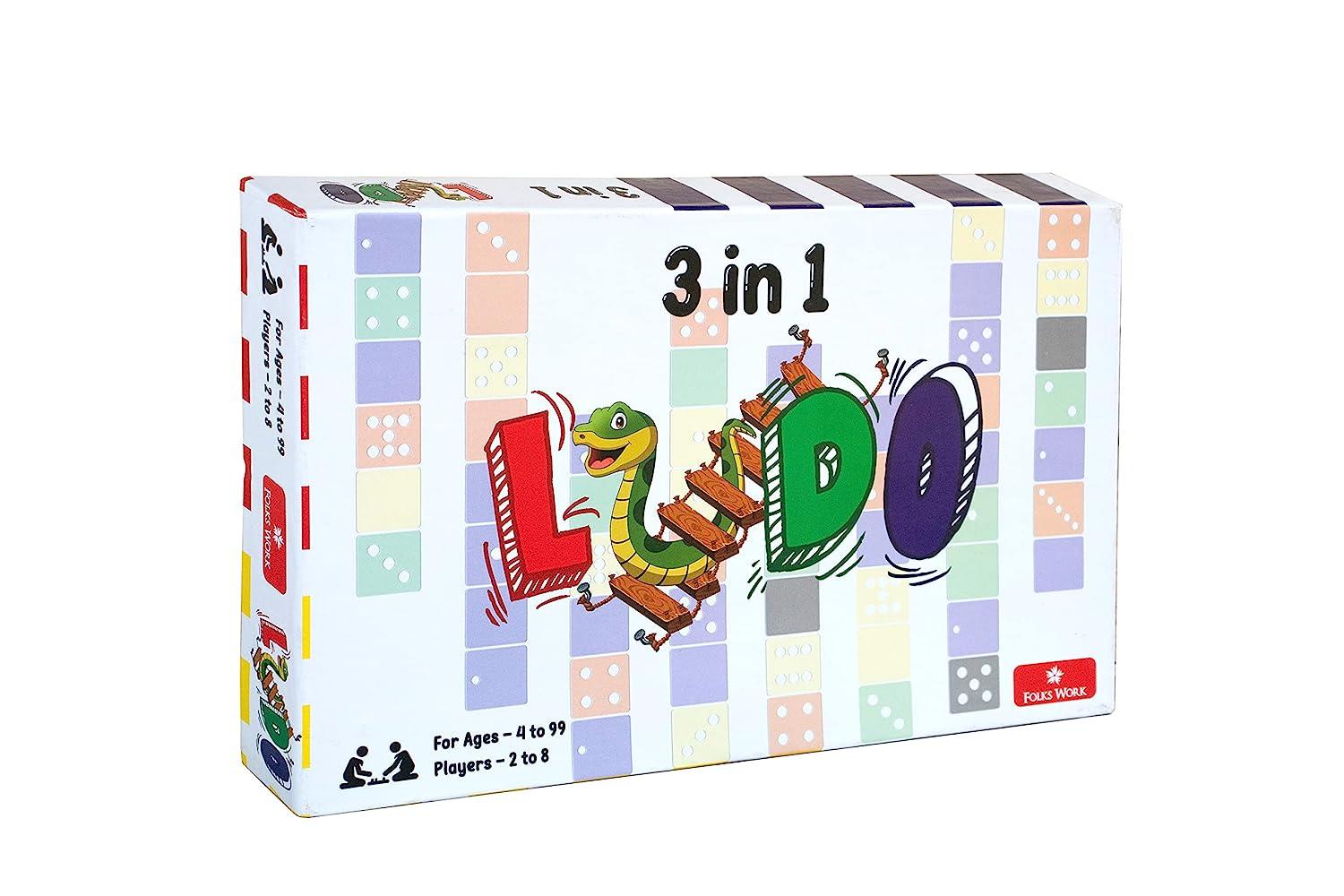 Ludo 3 in1 Board Game