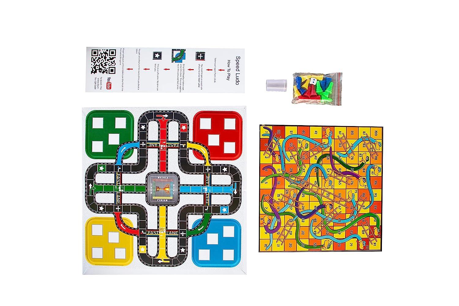 Ludo 3 in1 Board Game - Best Board Game for all Age Group