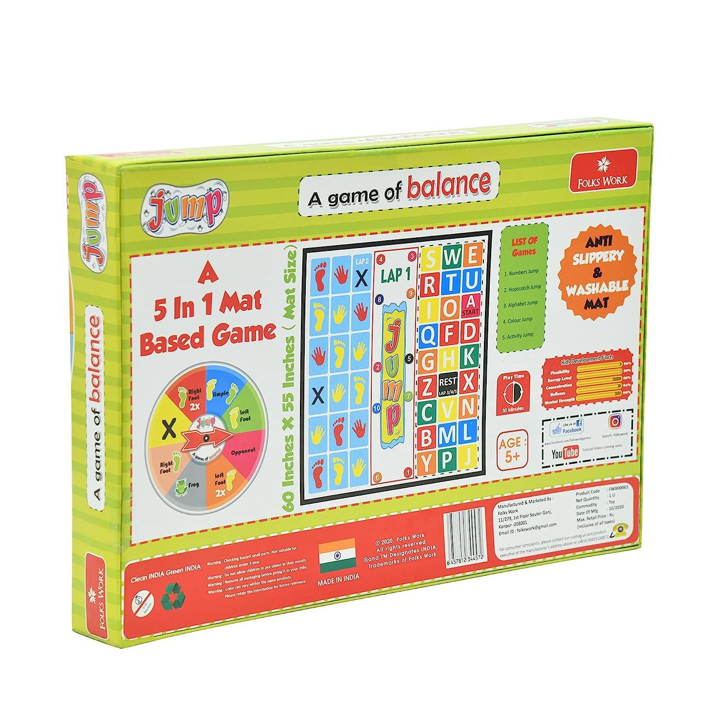 Folks work Jumping Board game for kids