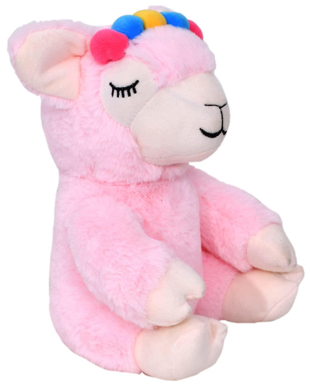 Mirada Cute Pink Llama Coin Bank Soft Toy, Best Gift for Girls
