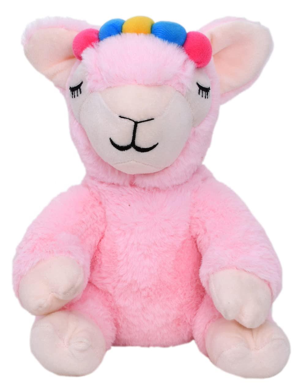 Mirada Cute Pink Llama Coin Bank Soft Toy, Best Gift for Girls