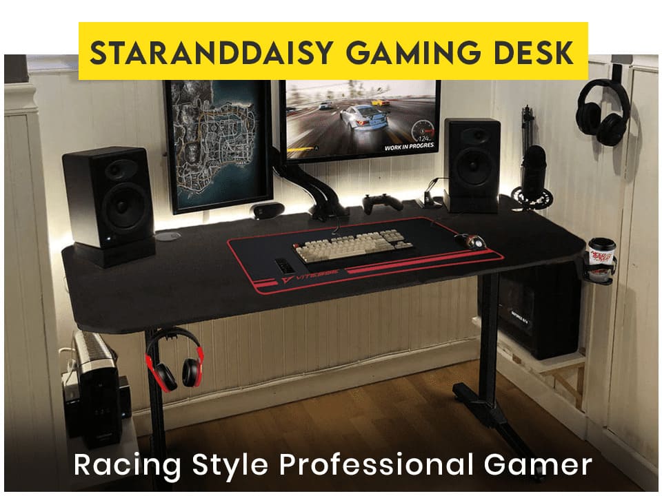 Star and Daisy Gaming Desk