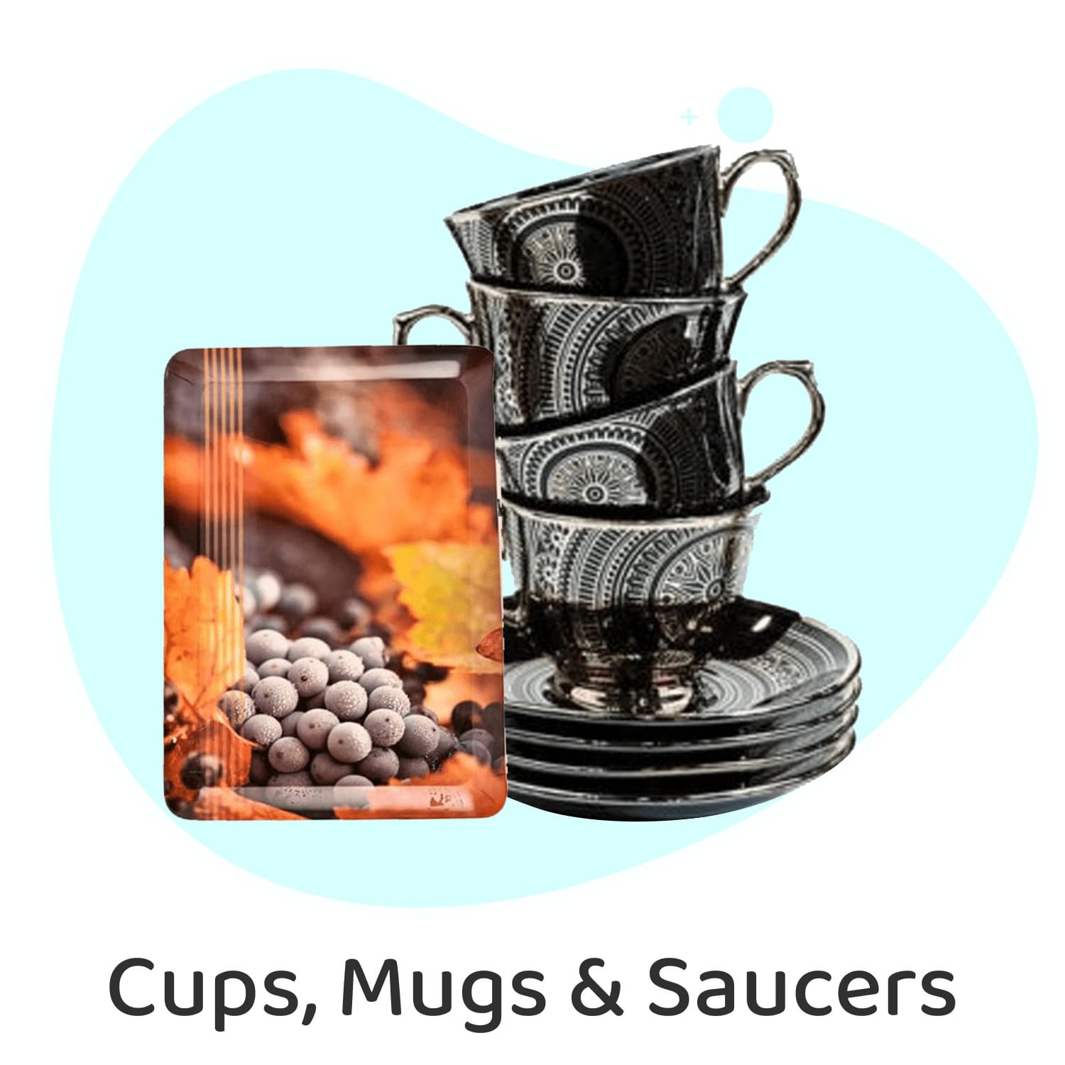 Cup Mugs and Saucers