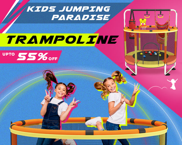 kids jumping paradise trampoline