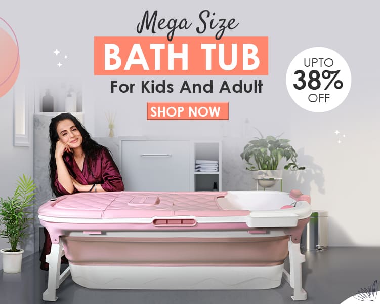 2 in 1 Vertical Baby Bath Tub