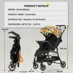 Baby Stroller Pram for Travel-dim-graffti
