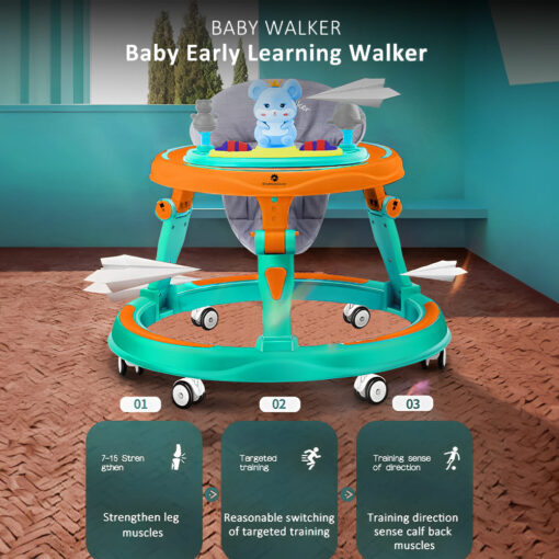 Multi-functional baby walker with music for Toddlers