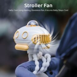 Rechargeable stroller fan for babies and Infants