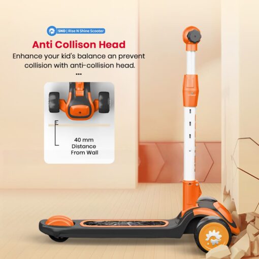 anti collision head scooter