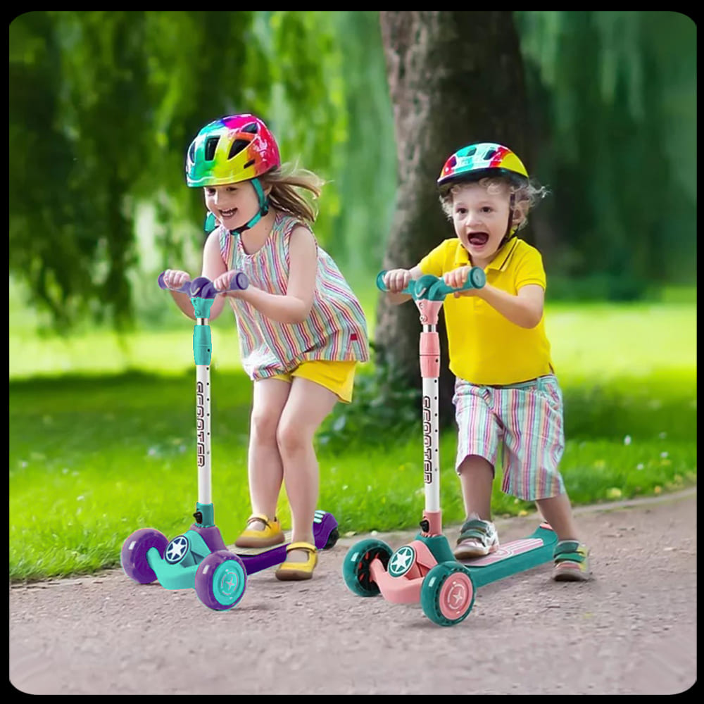 foldable kick scooters for kids