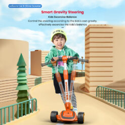 zippy rise and shine kids scooter smart gravity steering