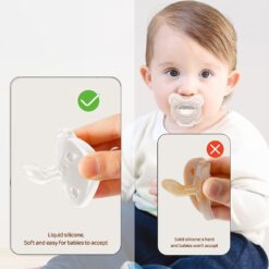 Soft Silicone Soother and Pacifier for Baby