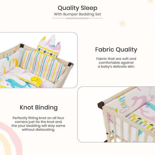 "Premium quality Baby Bed Bumper Set for Newborn Baby