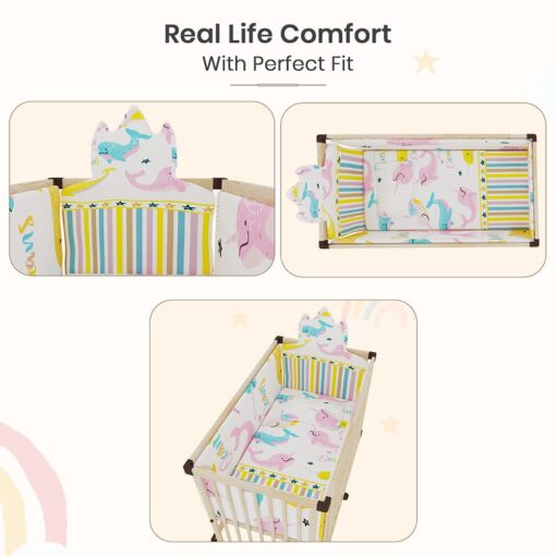 Stylish Baby Bumper Bedding Set for Cribs