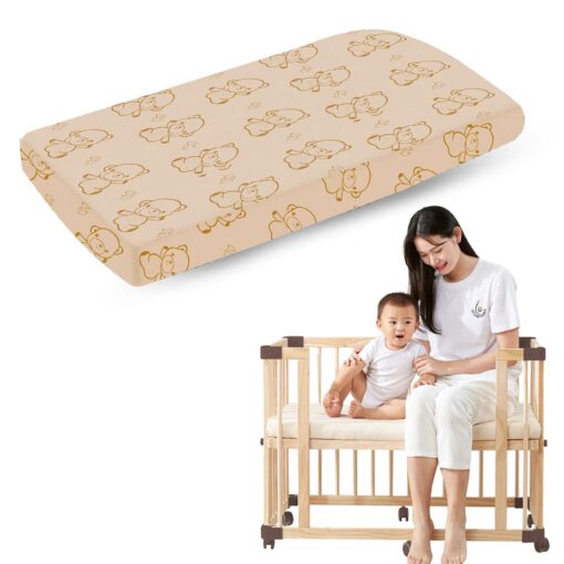 StarAndDaisy Super Soft Mattress For 6 in 1 Multifunctional Wooden Baby Cot Crib Babies With Washable Zipper Cover