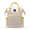 Baby Diaper Bags for Mothers Travel - Diaper Bags With Large Capacity And Numerous Storage Compartments - White