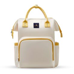Baby Diaper Bags for Mothers Travel - Diaper Bags With Large Capacity And Numerous Storage Compartments - Golden Yellow