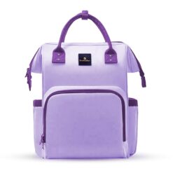 Multifunctional Baby Diaper Bag - Maternity Bags With Large Capacity And Numerous Storage Compartments - Purple