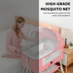 Baby Crib Cradle and Swing with Mosquito net