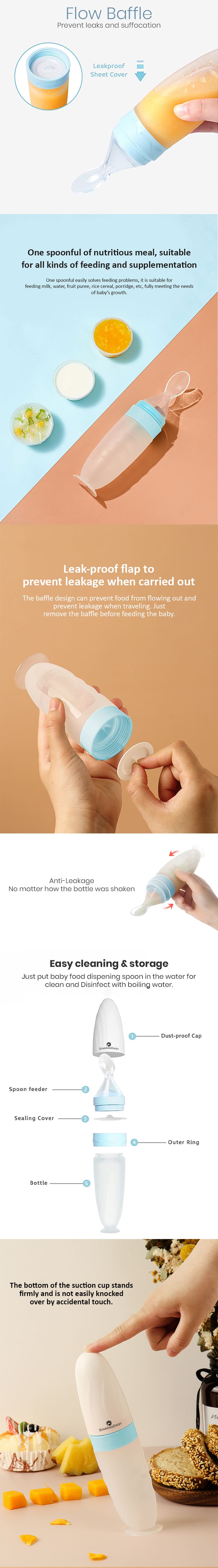 Squeezy Silicone Food Feeder for Baby