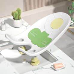StarAndDaisy Baby Bath Support Seat - Multifunctional Infant Bathing Chair with Head, Neck Spine Support Design - White