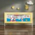 StarAndDaisy Heightened Infant Bed Guard - With Lift, Snap Design, Seamless Connection with Mattress - 1.8m Yellow - Assorted Print