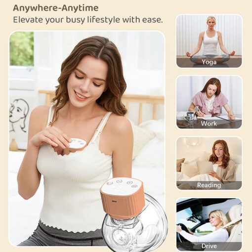 StarAndDaisy Premium All-in-1 Wireless Wearable Hands Free Electric Breast Pump for Breastfeeding with USB Rechargeable - 150ml
