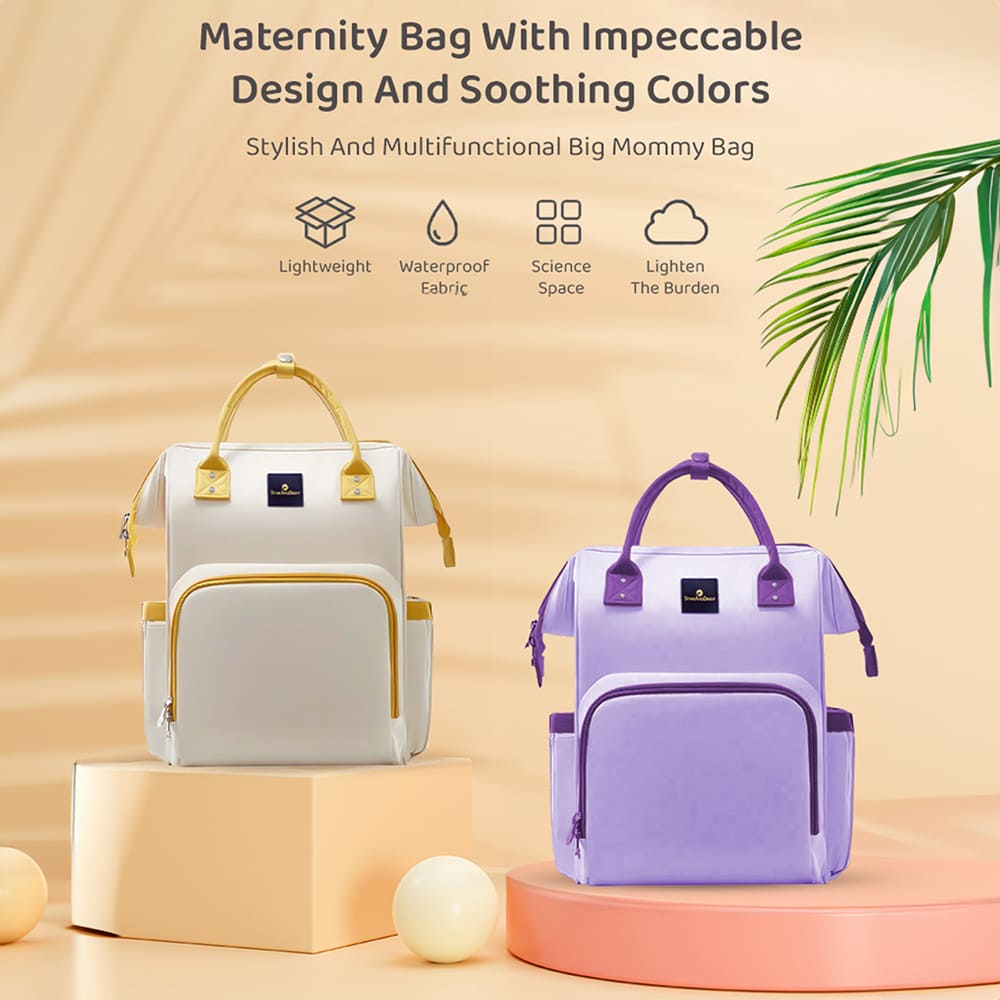 Baby Organic Cotton Muslin Travel Bag- Diaper Multipurpose Carry bags – Moms  Home